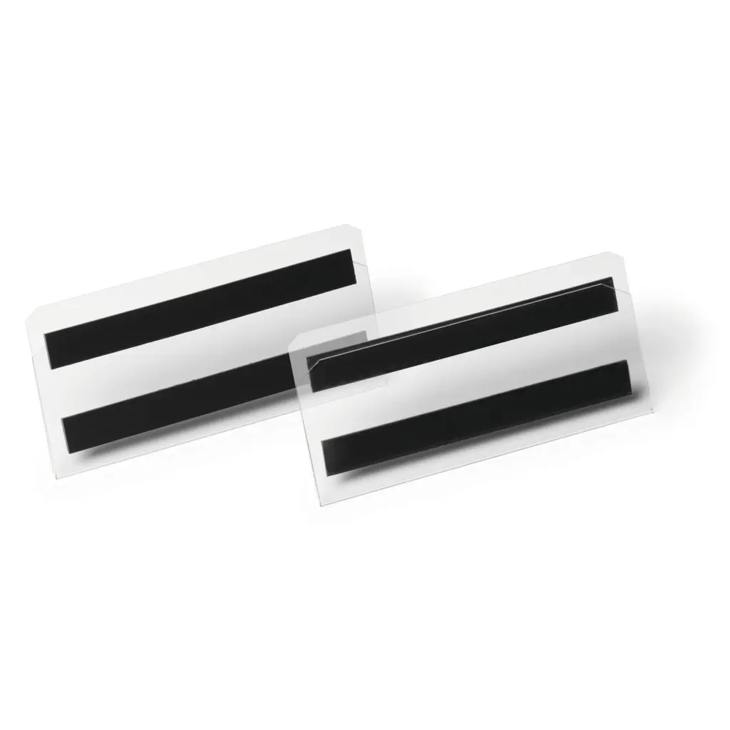 Durable Magnetic Pocket 150x67mm Clear (10)