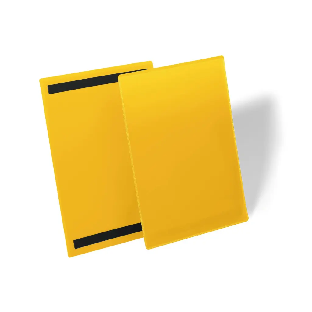 Durable Magnetic Pocket A4 Yellow (50)