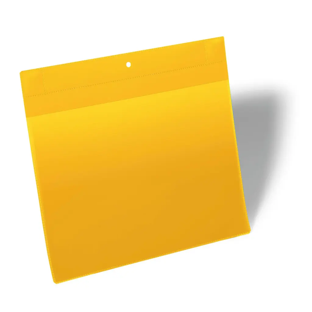 Durable Neodym Magnetic Pocket A4 Yellow (10)