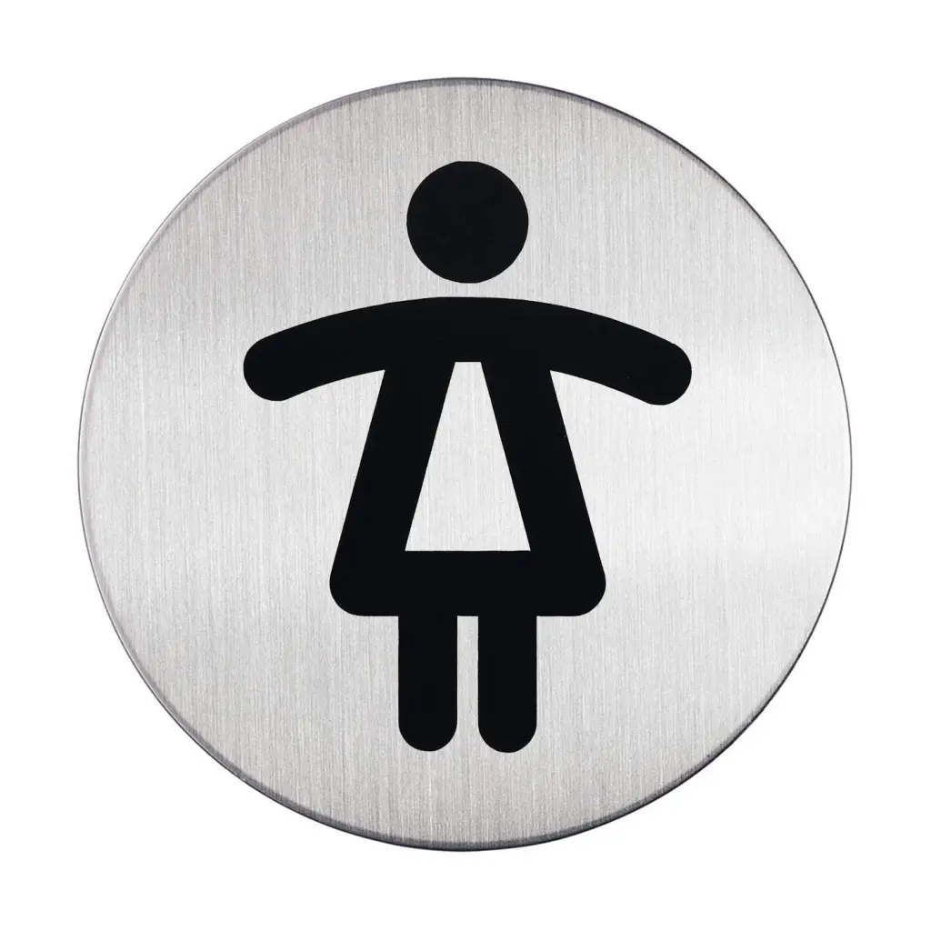 Durable PICTO 'Women's WC' Symbol 83mm