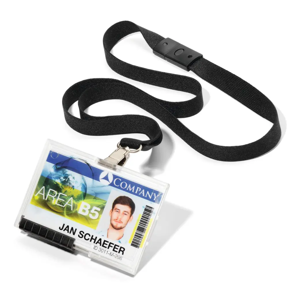 Durable PUSHBOX Lanyard ID Holder (10)