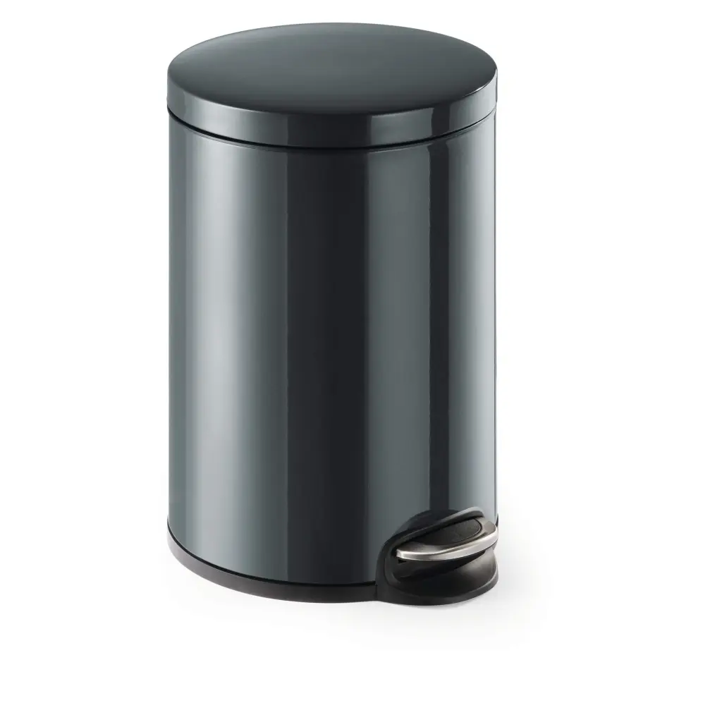 Durable Pedal Bin Round 20L Charcoal