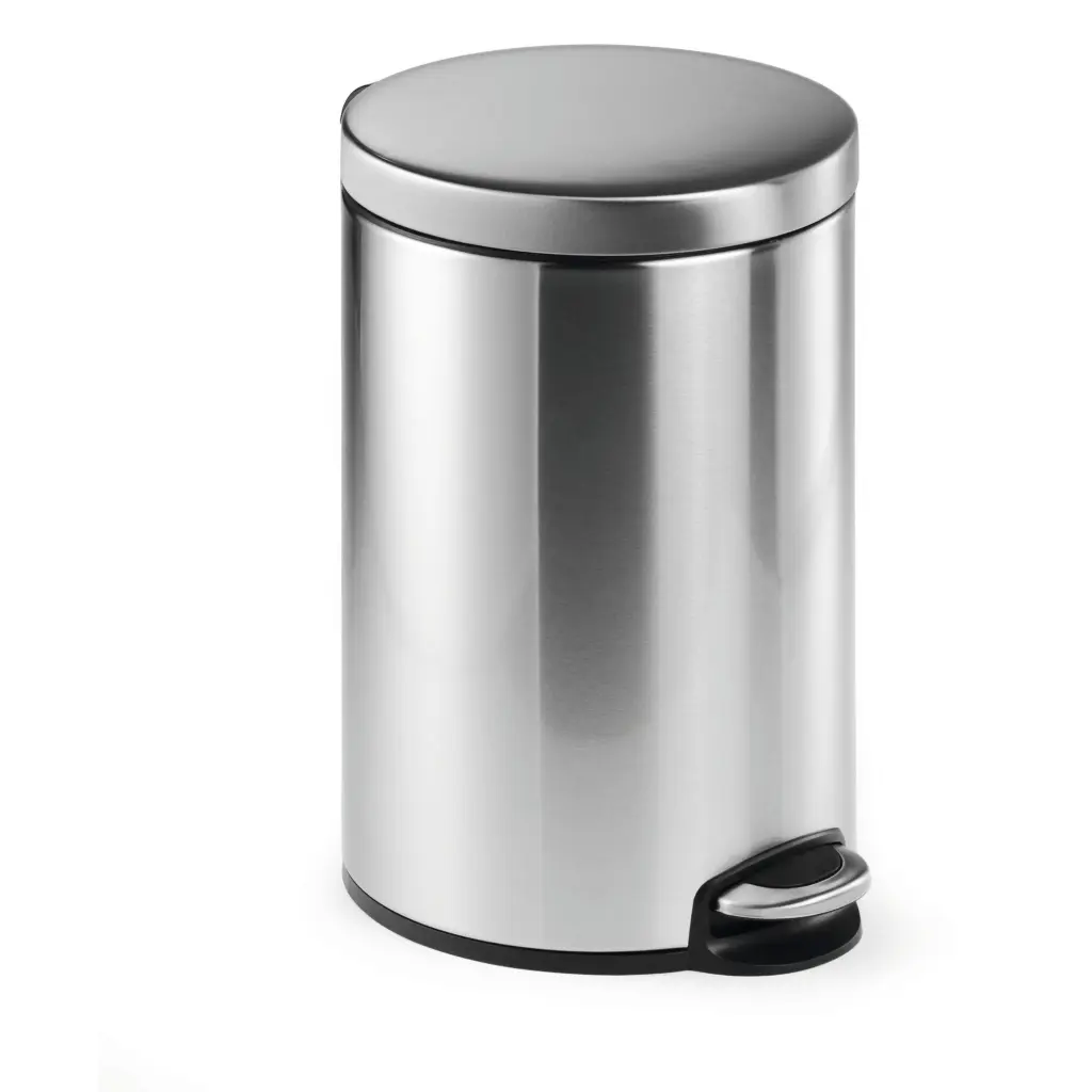 Durable Pedal Bin Stainless Steel 12L