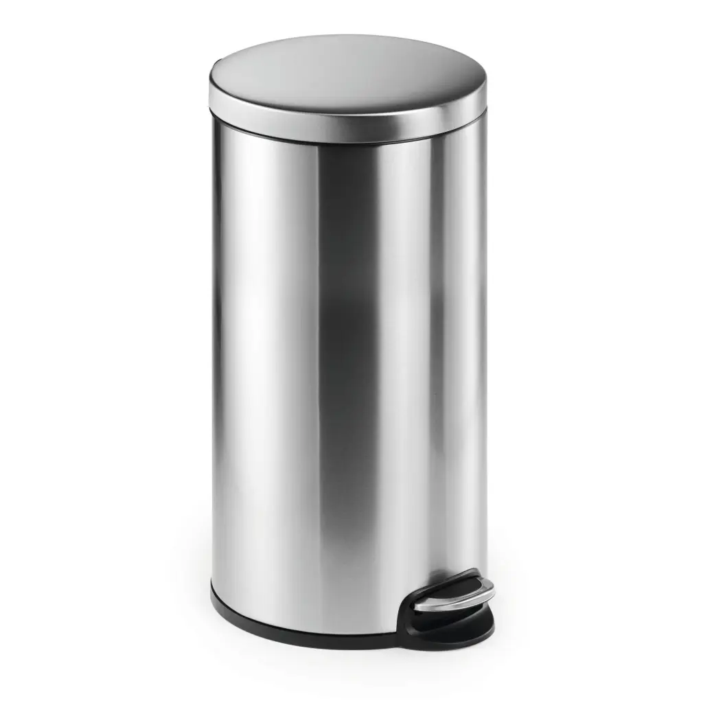 Durable Pedal Bin Stainless Steel 30L