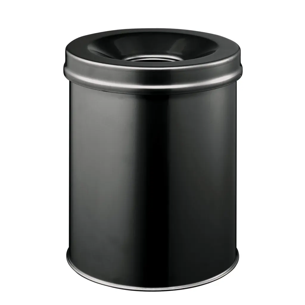 Durable SAFE Waste Bin 15L Black