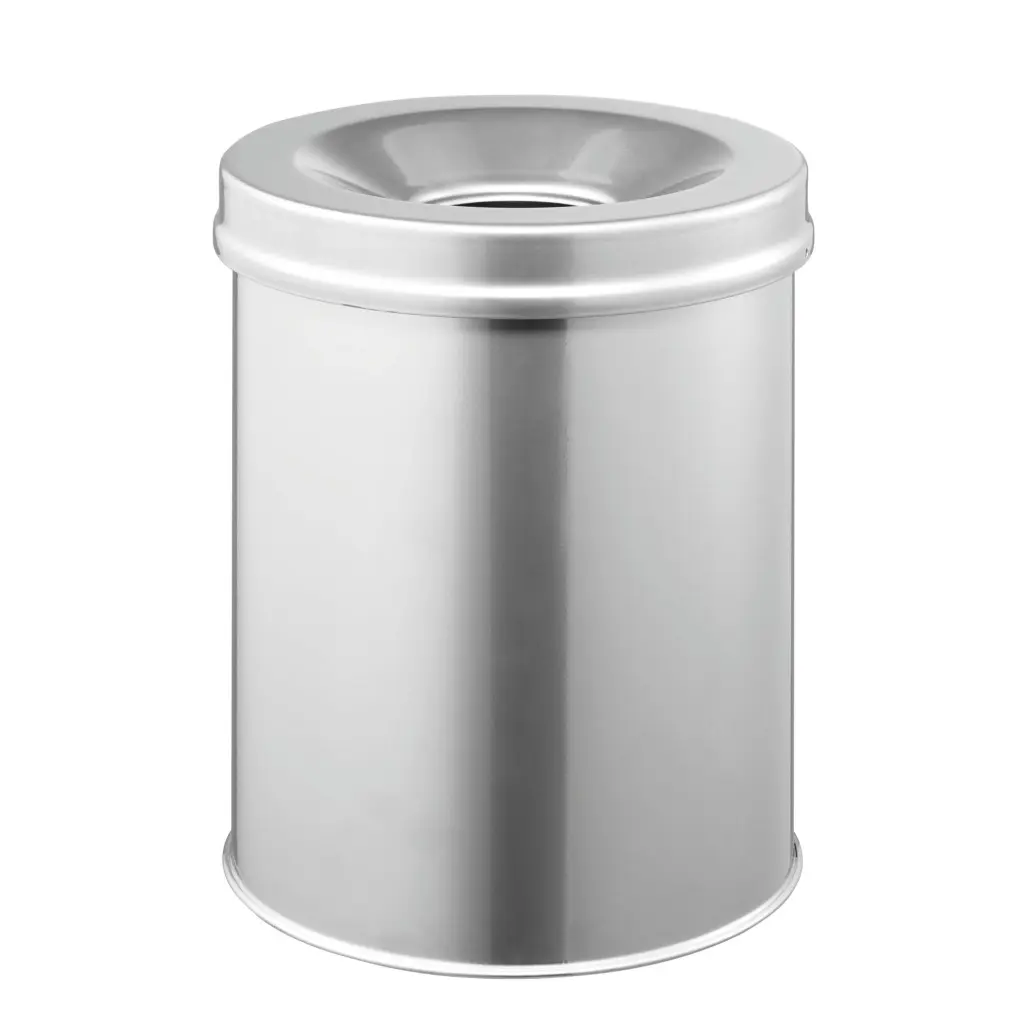Durable SAFE Waste Bin 15L Silver