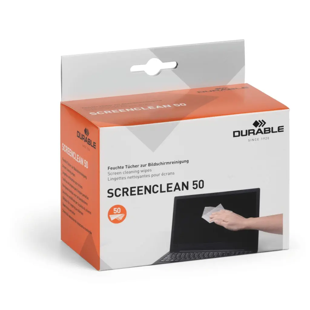 Durable SCREENCLEAN 50 Sachets (50)