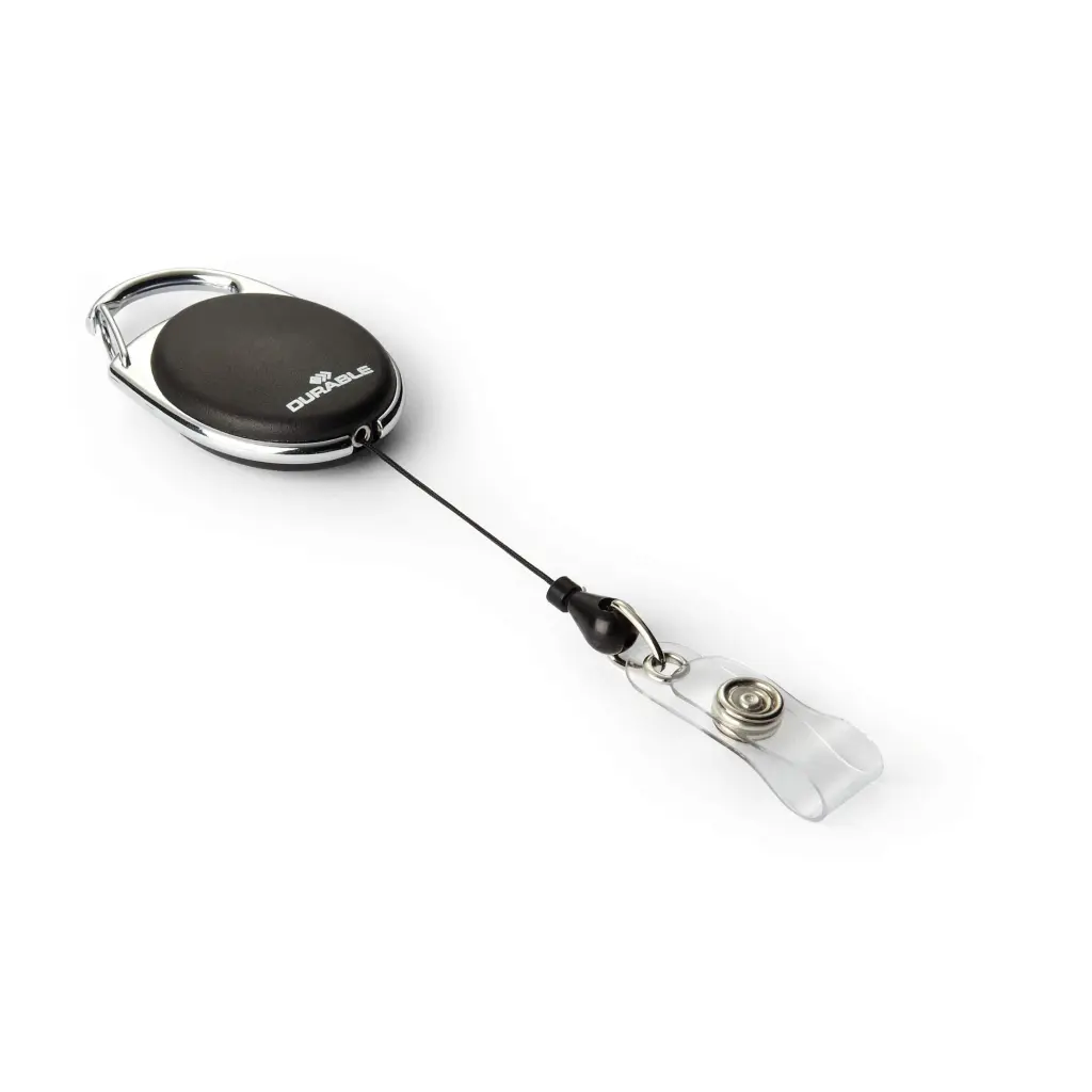 Durable STYLE Badge Reel Black (10)