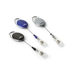 Durable STYLE Badge Reel Black Pack of 10