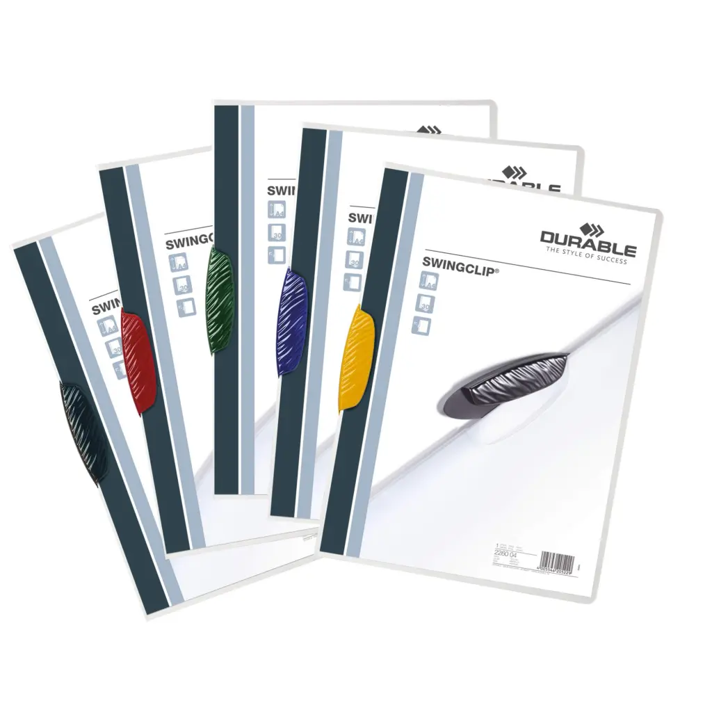 Durable SWINGCLIP A4 Folder Assorted (25)