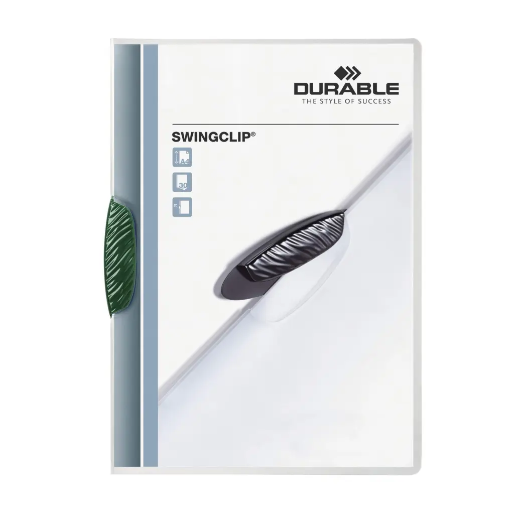 Durable SWINGCLIP A4 Folder Green (25)