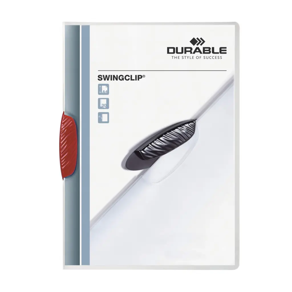 Durable SWINGCLIP A4 Folder Red (25)