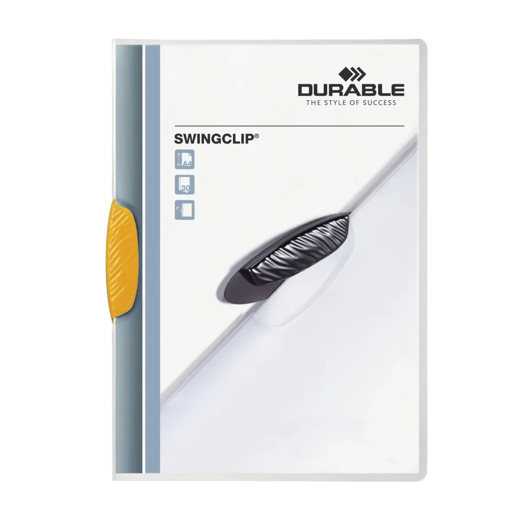 Durable SWINGCLIP A4 Folder Yellow (25)