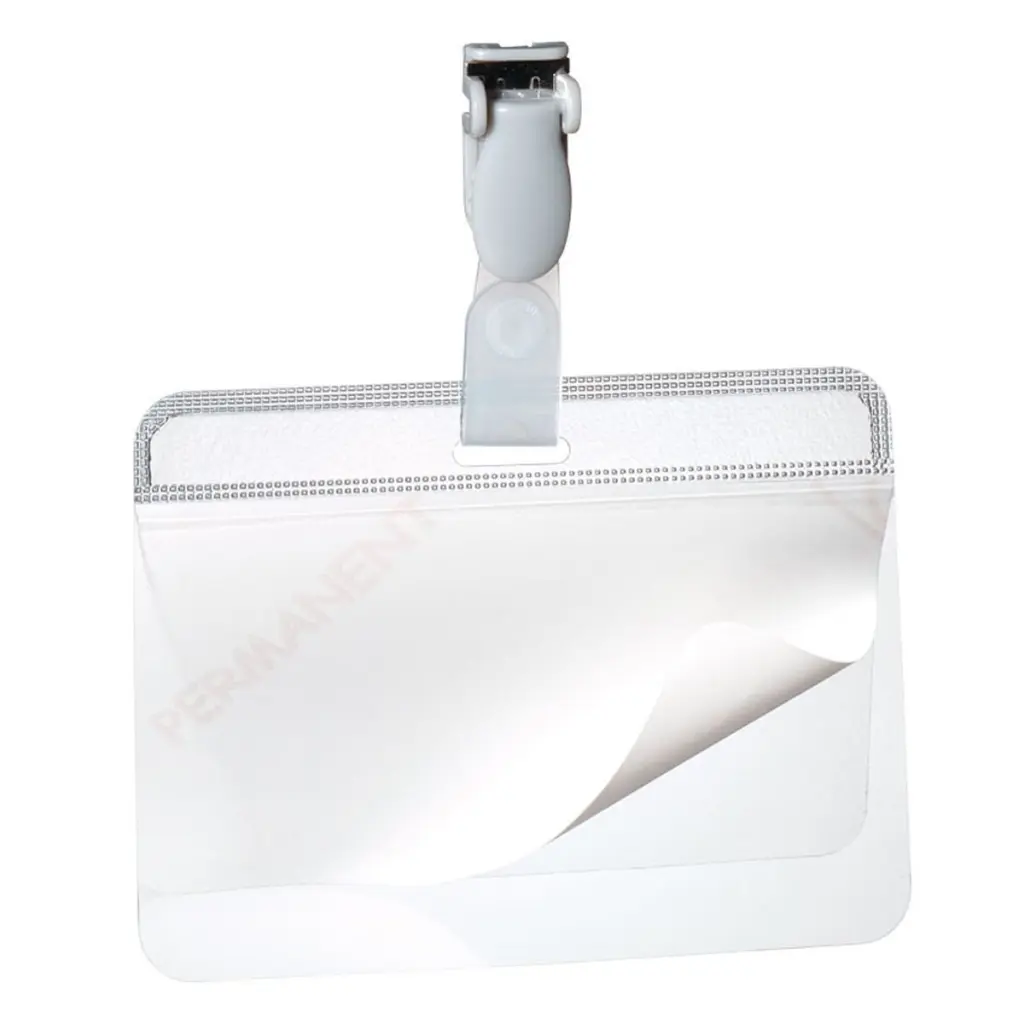 Durable Self-Laminating Clip Badge (25)
