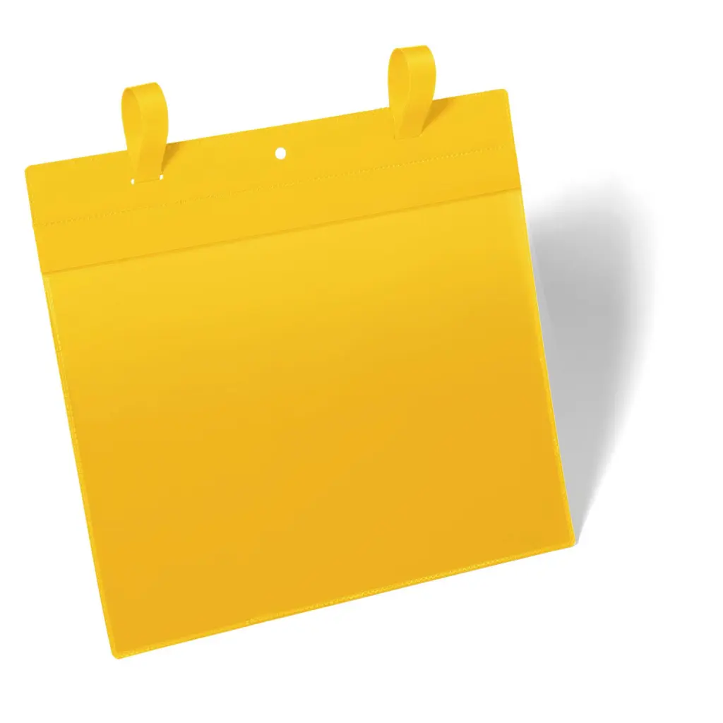 Durable Straped Pocket A4 Yellow (50)