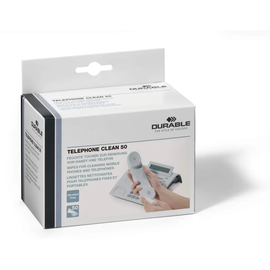 Durable Telephone Clean 50 Sachets (50)