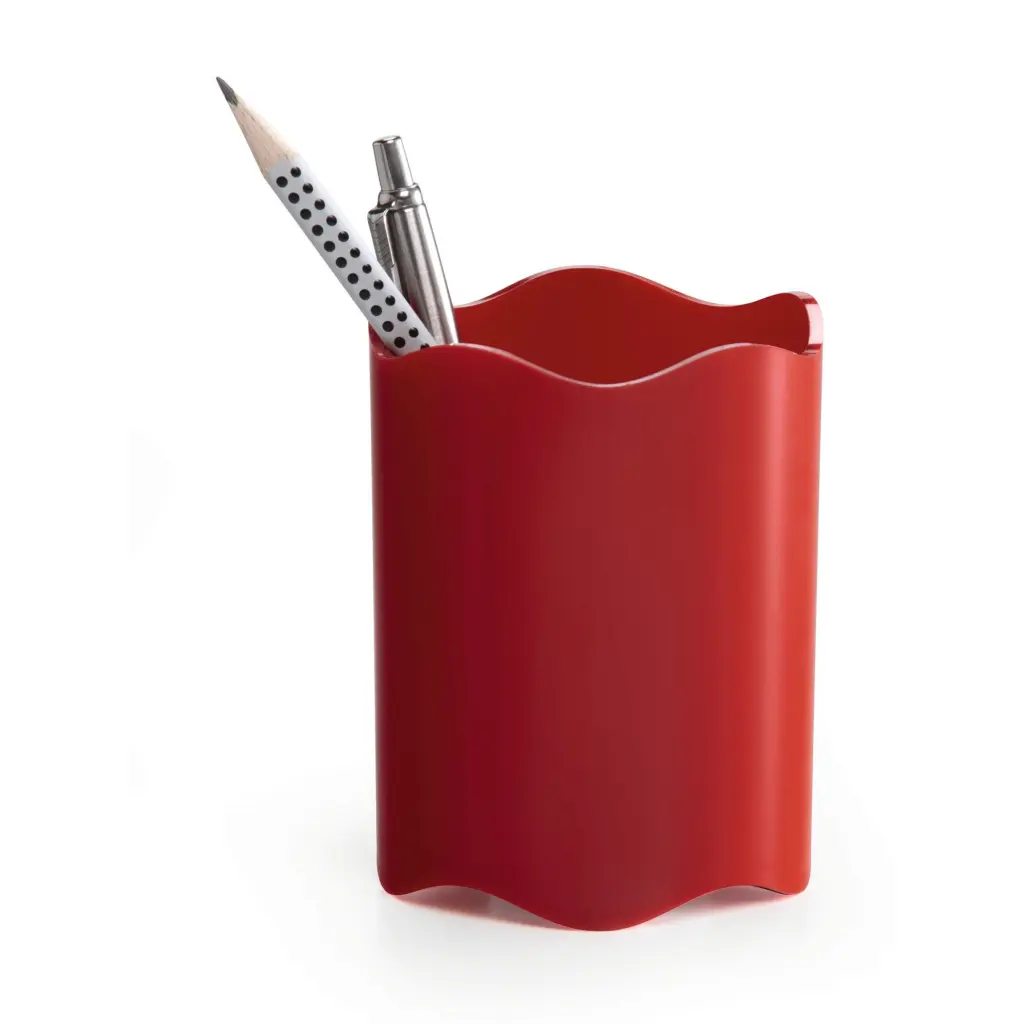 Durable Trend Pen Cup Red