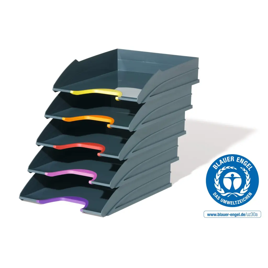 Durable VARICOLOR ECO Letter Trays (5)
