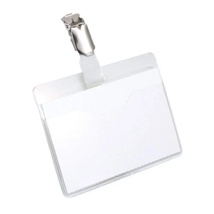 Durable Visitor Clip Badge 60x90mm (25)