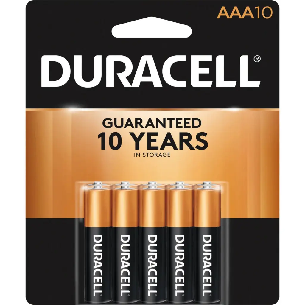 Duracell Plus AAA Battery Pack of 10 AAADURB10+