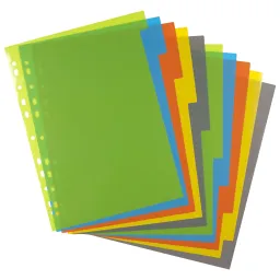 Eco 50% Recycled Set 10 Index File Dividers 