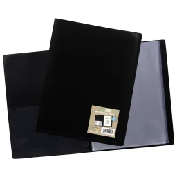 Eco A4 100% Recycled 40 Pocket Flexicover Display Book 