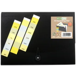 Eco A4 50% Recycled 13 Pocket Expanding File (1)
