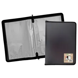 Eco A4 50% Recycled 30 Pocket Zipped Display Book