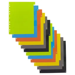 Eco A4 50% Recycled January - December Wide Index File Dividers (1)
