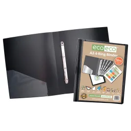 A3 95% Recycled Presentation 4 Ring Portrait Binder (1)