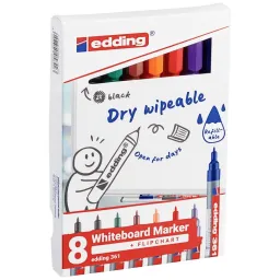 Edding e-361/8 S Whiteboard Marker Set of 8 Assorted