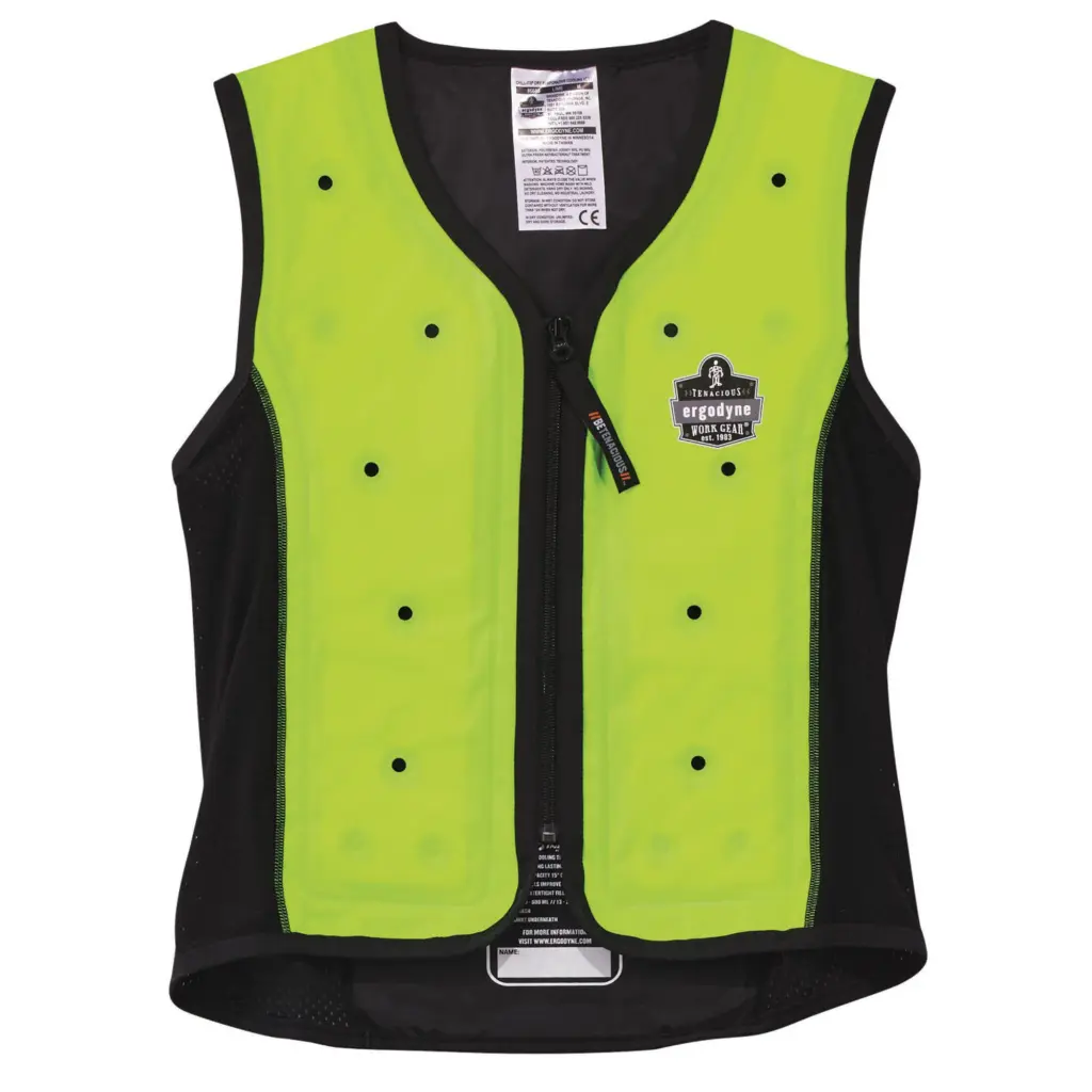 Ergodyne Premium Dry Evaporative Cooling Vest Lime Green XL