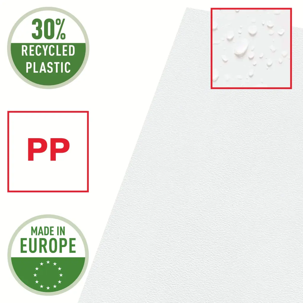 Esselte Quality Folder A4 30% Pre-Consumer Recycled Plastic 115 Micron (100)