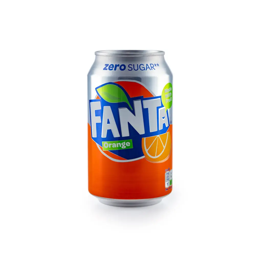 Fanta Orange Zero Cans 330ml (24)