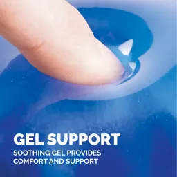 Fellowes Crystals Mouse Pad Wrist Support Blue