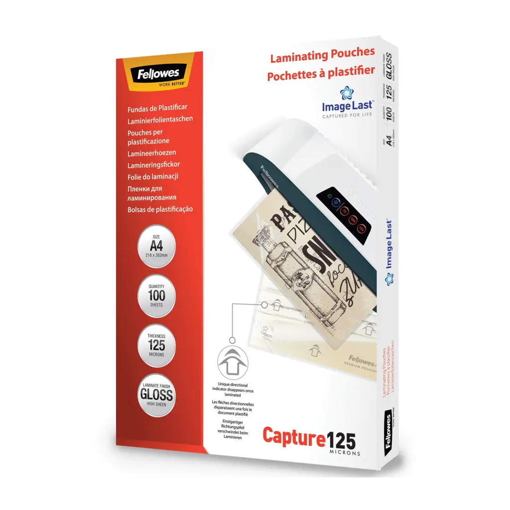 Fellowes Il Laminating Pouch A4 125mic 100pk