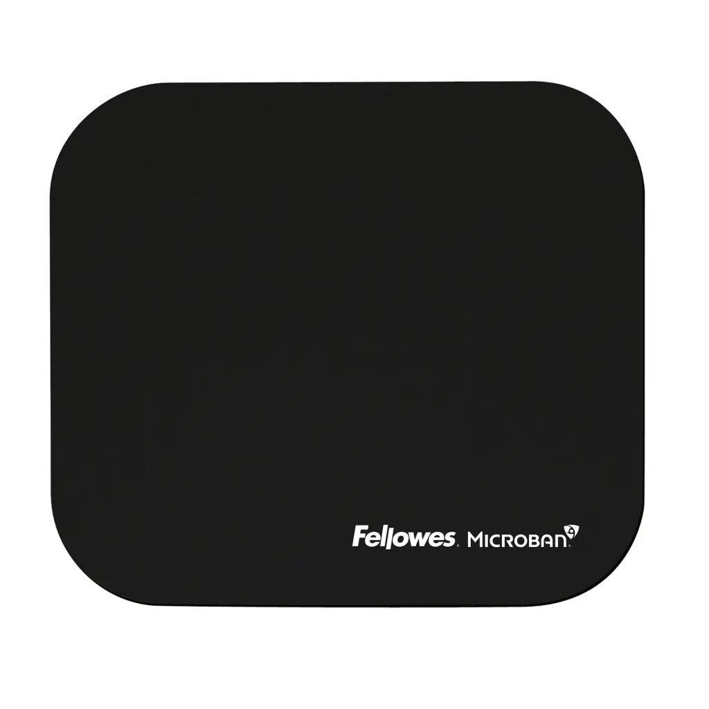 Fellowes Mouse Pad With Microban Black