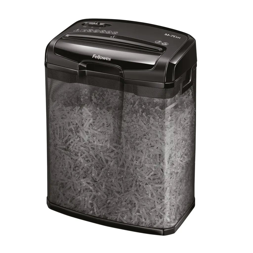 Fellowes Powershred m-7cm Shredder (Cross Cut) 230V UK
