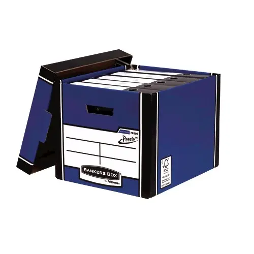 Fellowes Premium Tall Box Blue (FSC) Pack of 10 303x342x400mm