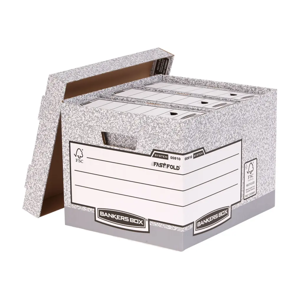 Fellowes System Standard Box Grey (FSC) Pack of 10 333X285X380mm