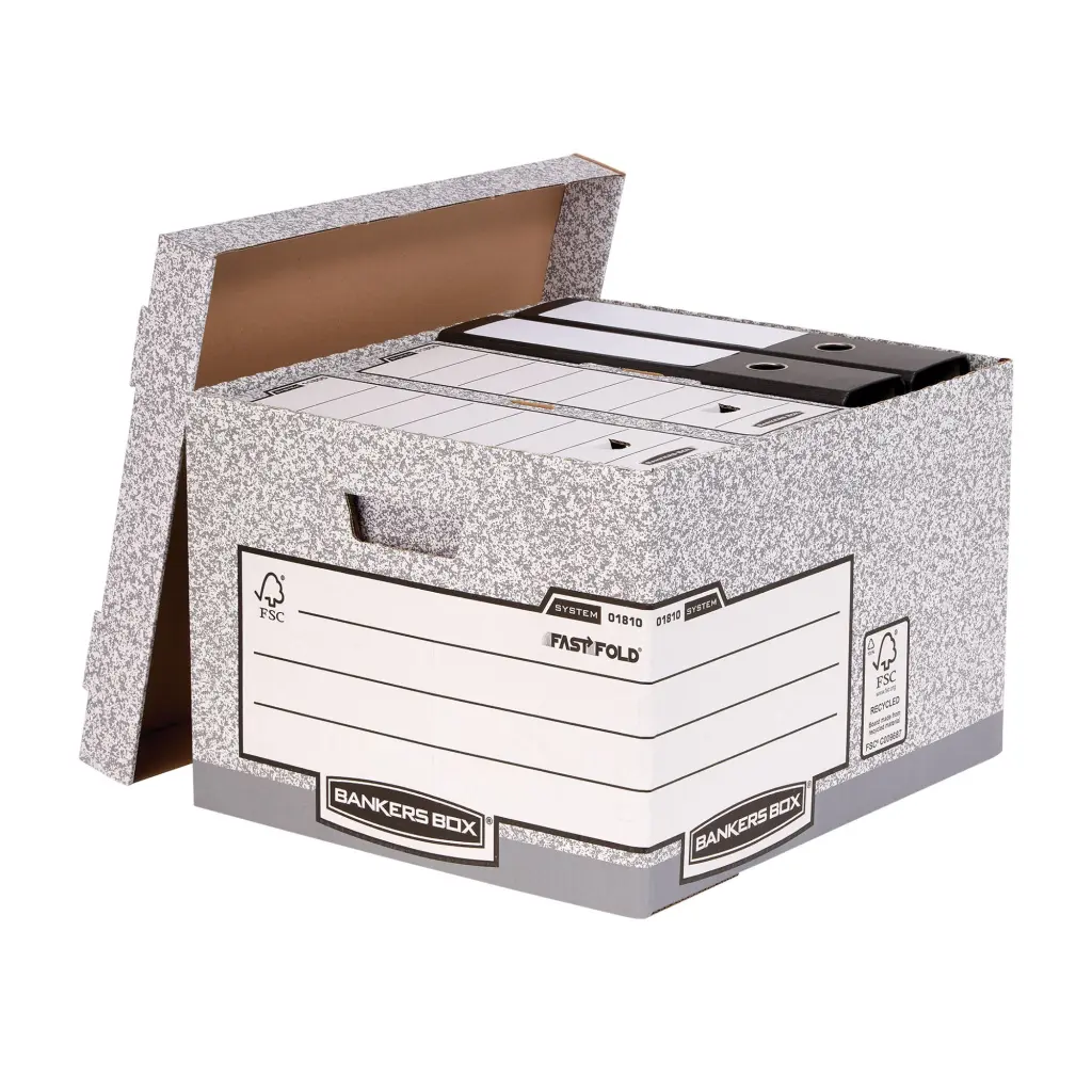 Fellowes System large Box Grey (LP) (FSC) Pack of 10 380X287X430mm