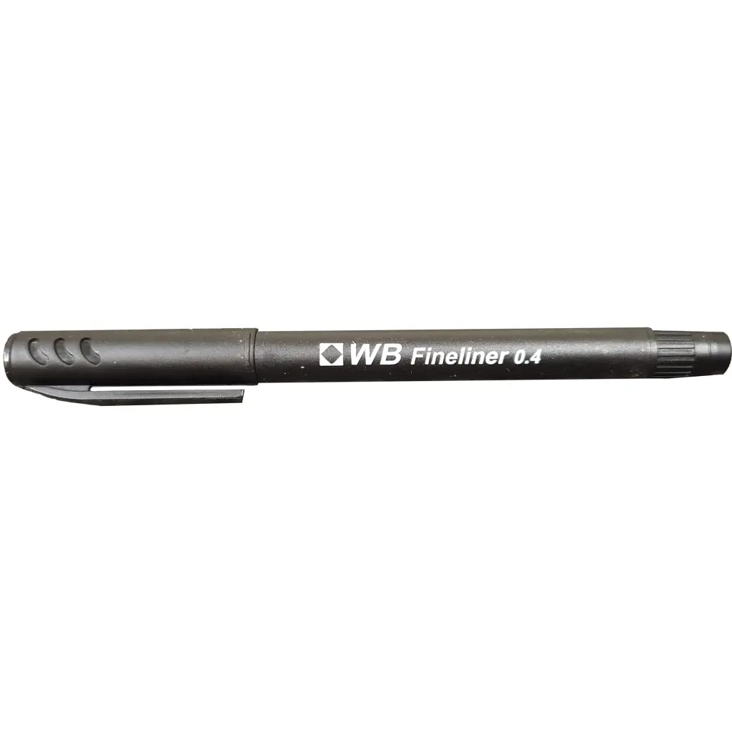 Fineliner Pen 0.4mm Black