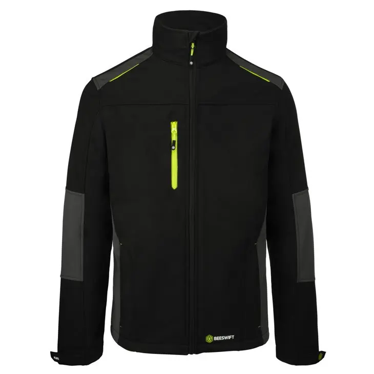 Flex Softshell Jacket Two-Tone Black/Grey 4XL