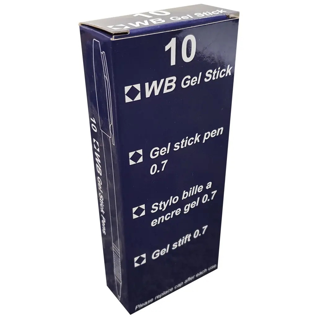 Gel Pen Black (10)