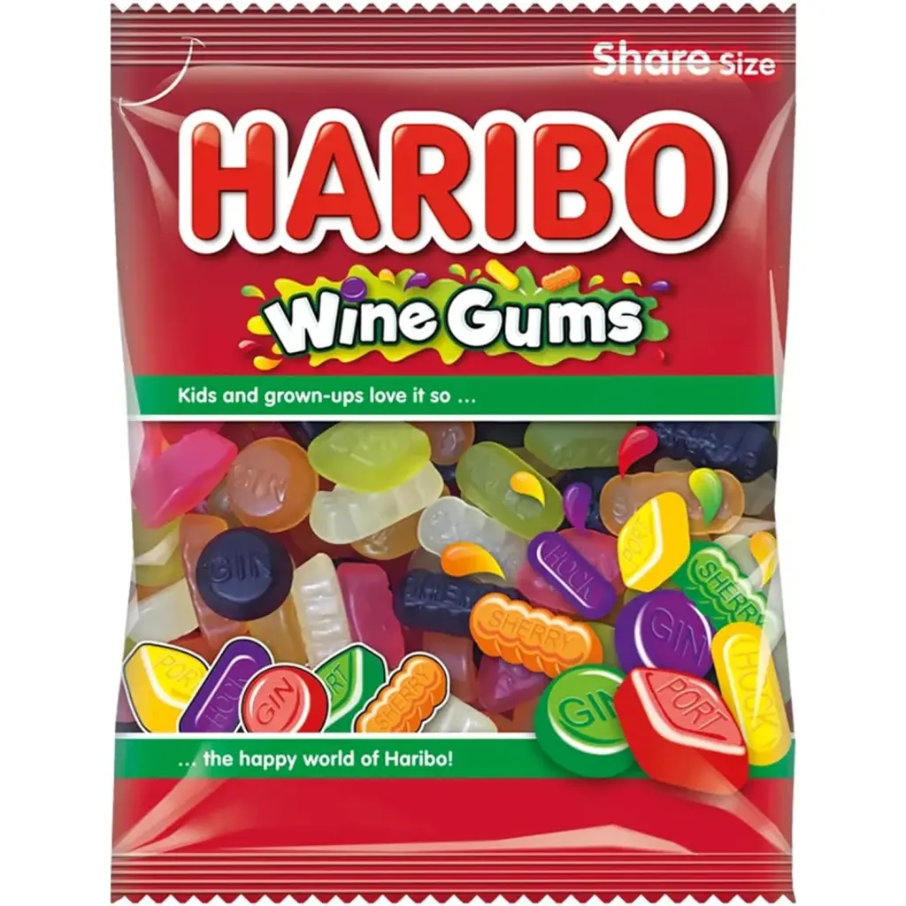 HARIBO Wine Gums 140g (12)