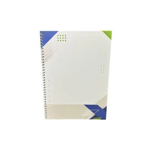 Hardback Wirebound Book A4 Black Pack of 3