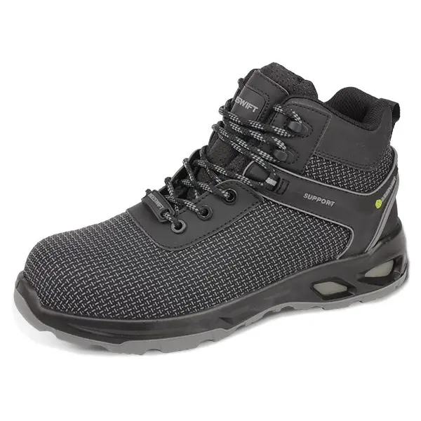 Himley Composite Mid Cut Black TPU Tek Safety Boot S3S 08/42