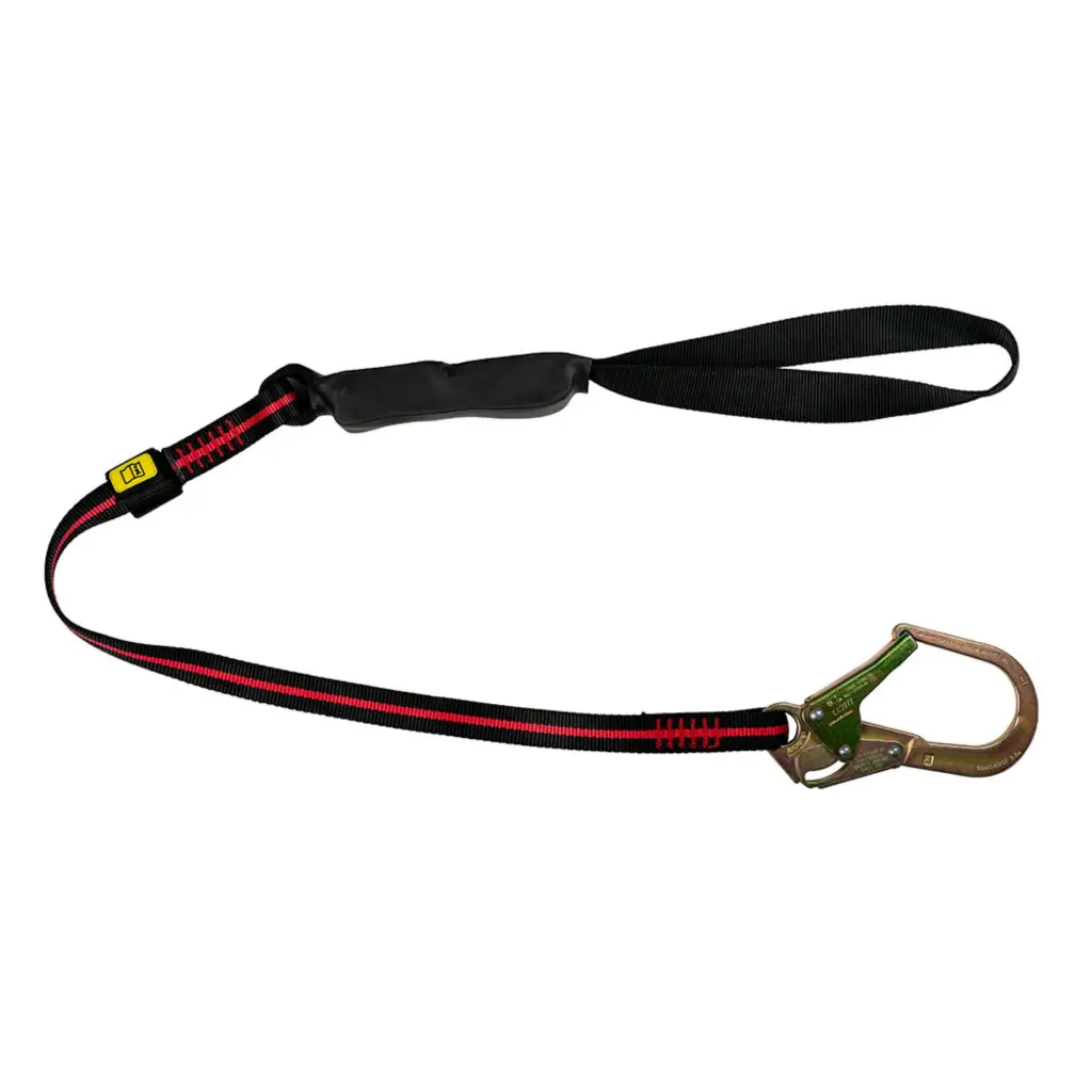 Honeywell Arc Flash Single Rebar Hook Lanyard Black / Red 1.8M