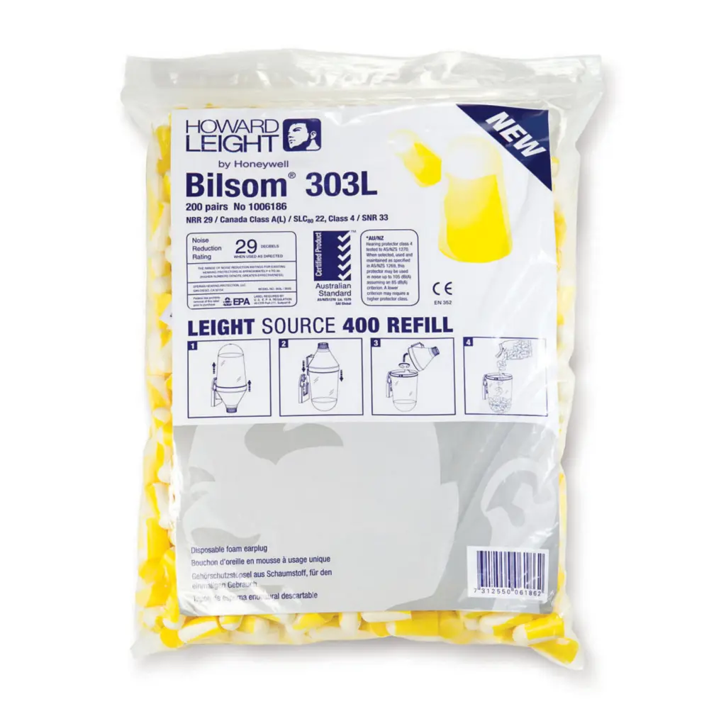 Howard Leight  303L Bilsom Foamplug (Pack of 200)