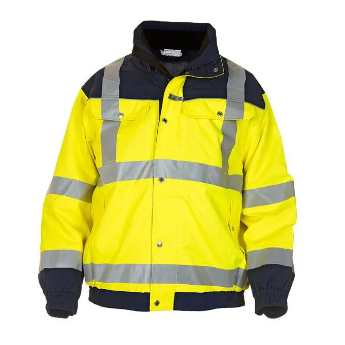Hydrowear Furth High Visibility Simply No Sweat Pilot Jacket Two Tone Saturn Yellow / Navy S